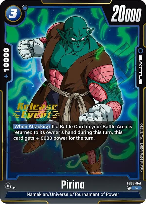 Pirina — Saiyan's Pride Release Event Cards card
