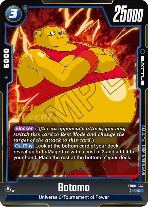 Botamo — Saiyan's Pride Release Event Cards card