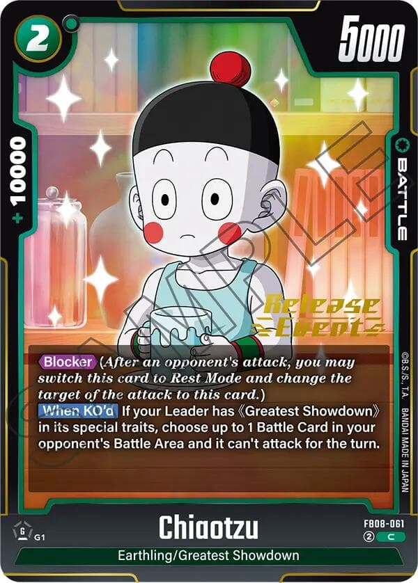 Chiaotzu — Saiyan's Pride Release Event Cards card
