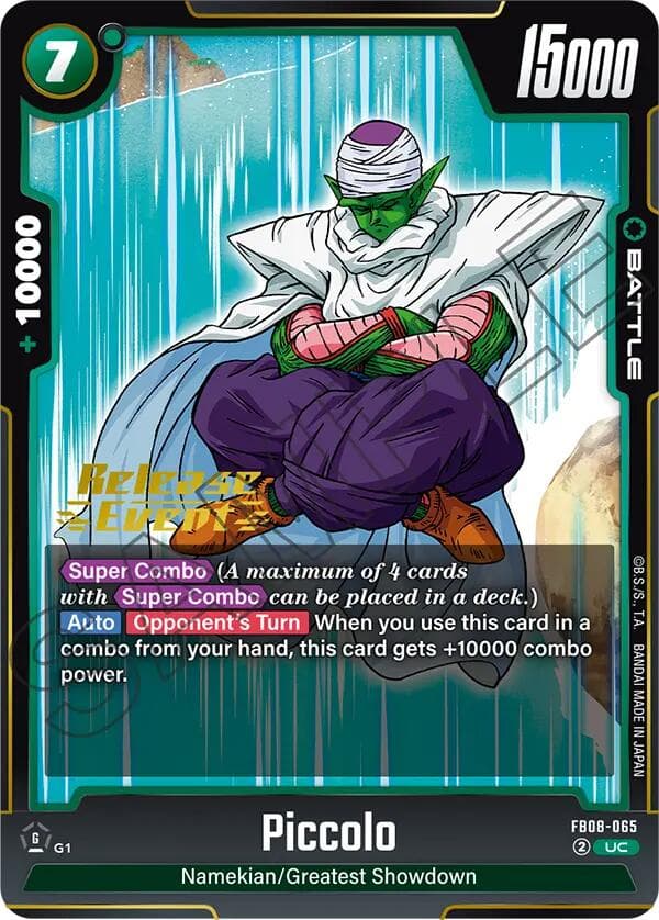 Piccolo - FB08-065 — Saiyan's Pride Release Event Cards card