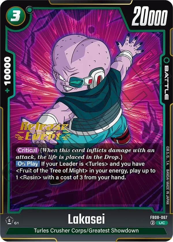 Lakasei — Saiyan's Pride Release Event Cards card
