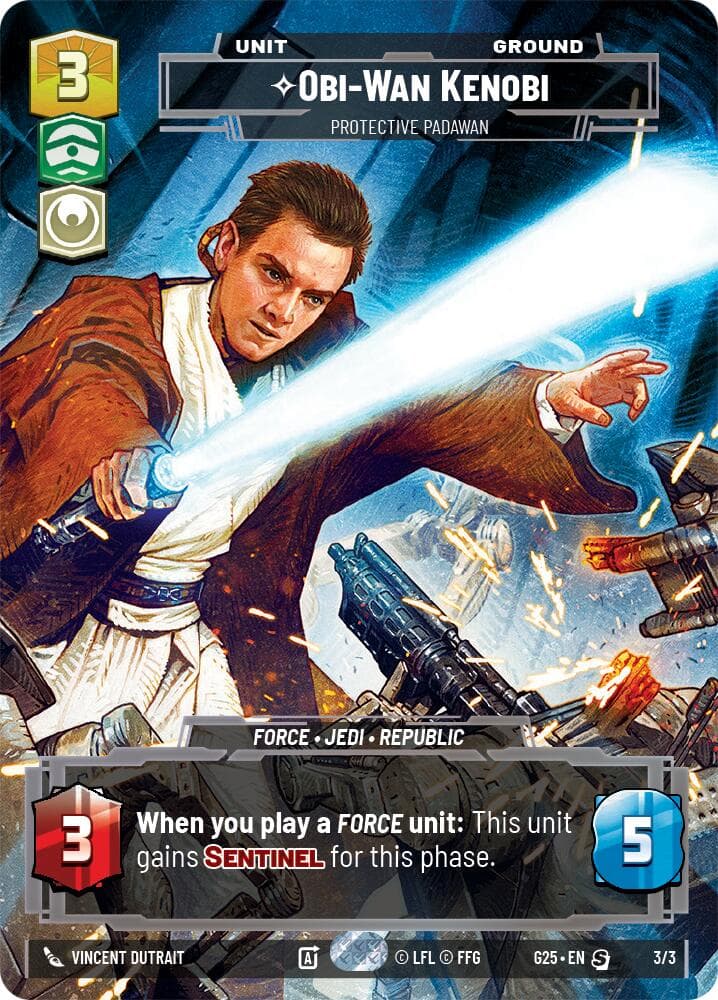 Obi-Wan Kenobi - Protective Padawan — 2025 Gift Box card