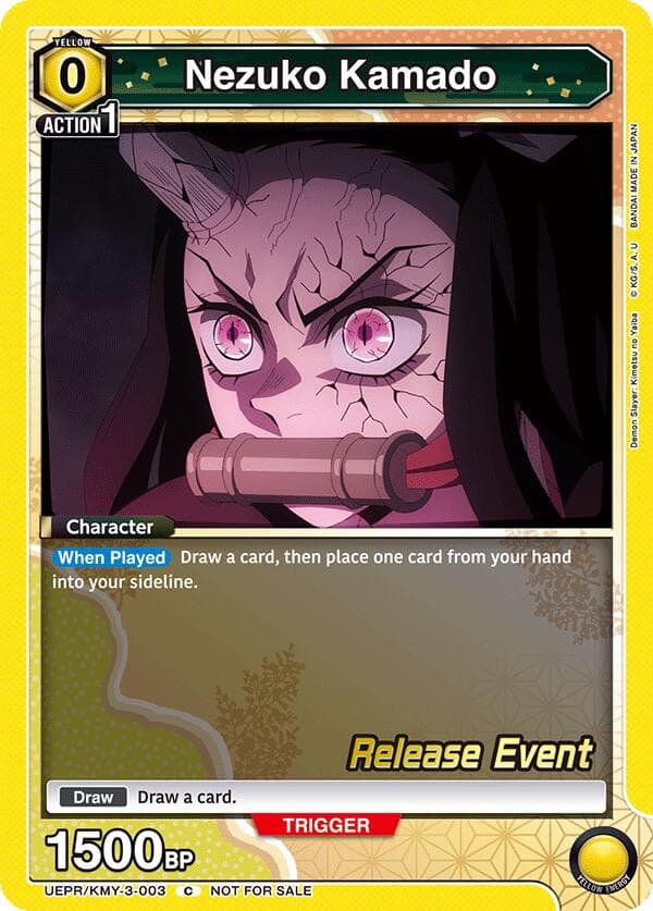 Nezuko Kamado (003) — UEX05BT: Demon Slayer: Kimetsu no Yaiba Vol.2 Release Event Cards card