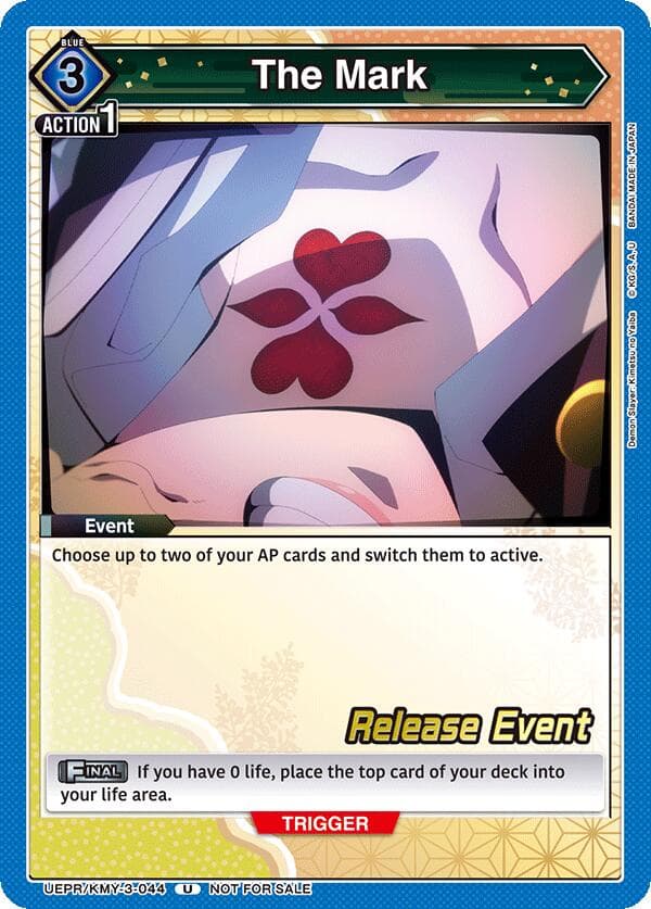 The Mark — UEX05BT: Demon Slayer: Kimetsu no Yaiba Vol.2 Release Event Cards card