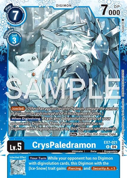 CrysPaledramon (Regulation Battle Vol. 4 Winner) — Digimon LIBERATOR card
