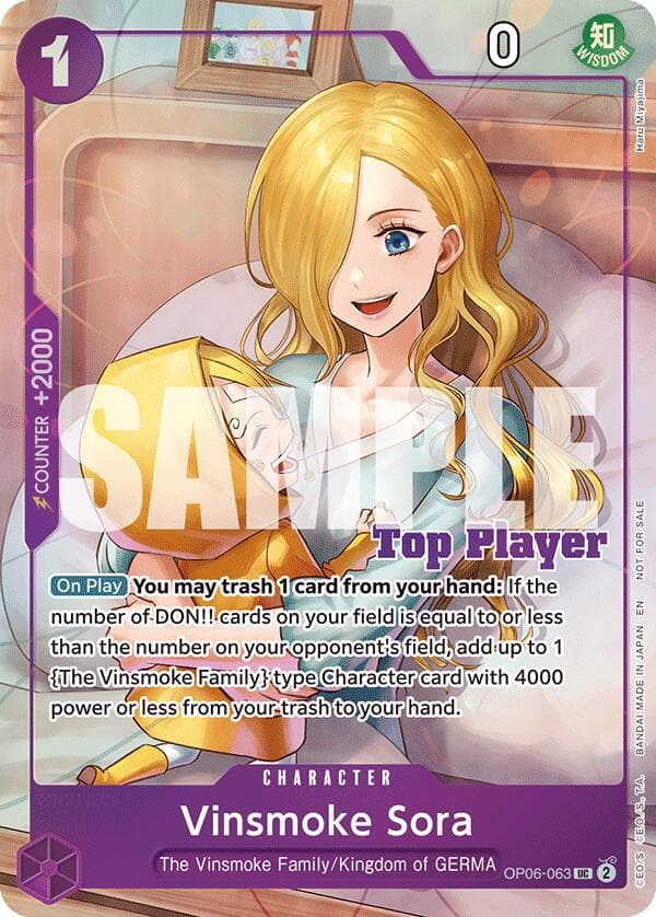 Vinsmoke Sora (CS 25-26 Top Player Pack Vol. 2) — One Piece Promotion Cards card
