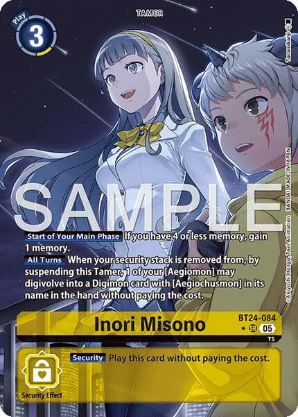 Inori Misono (Alternate Art) — Time Stranger card