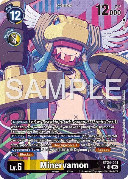 Minervamon (Alternate Art) — Time Stranger card