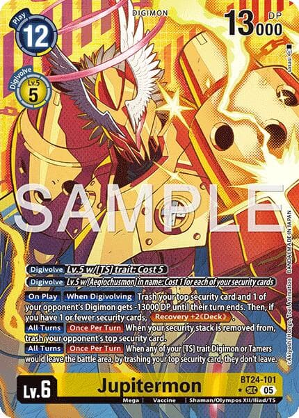 Jupitermon (Alternate Art) — Time Stranger card