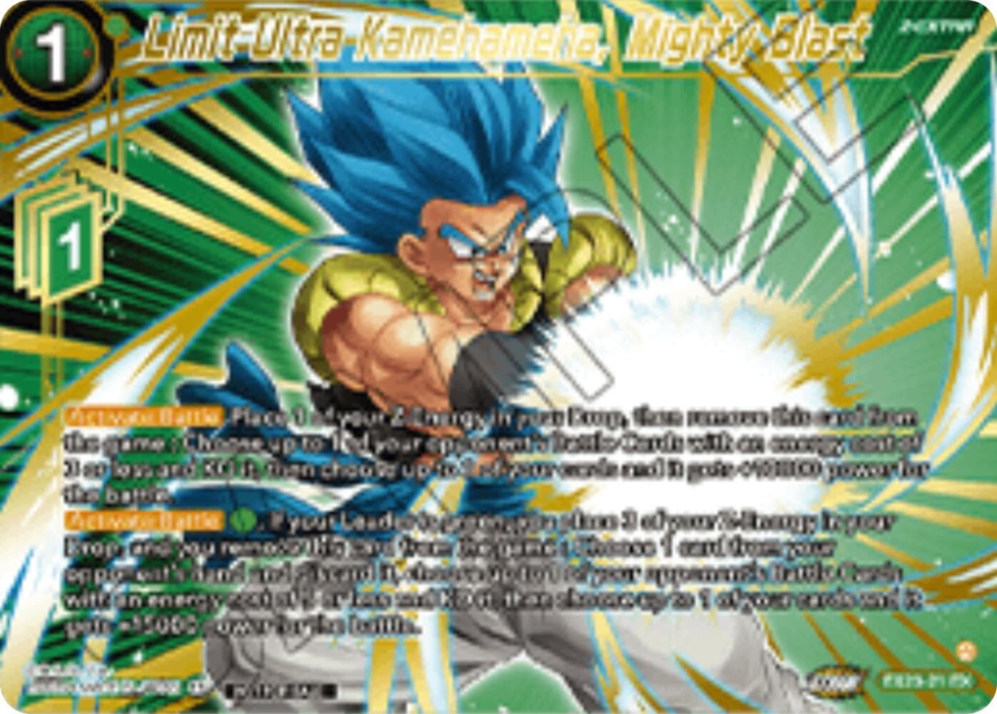 Limit Ultra Kamehameha, Mighty Blast (Championship 2025 Finals Premium Pack) — Tournament Promotion Cards card
