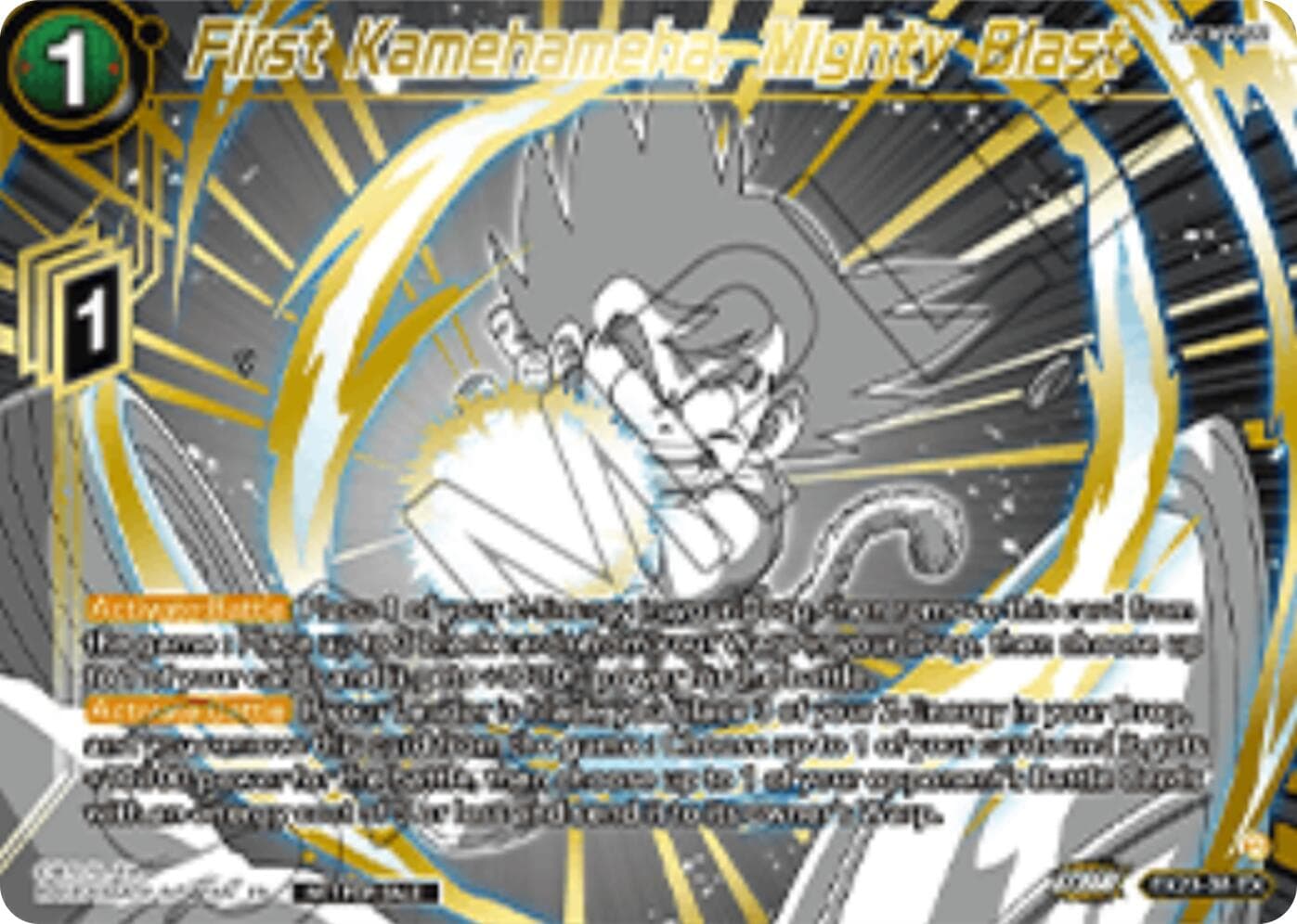 First Kamehameha, Mighty Blast (Championship 2025 Finals Premium Pack) — Tournament Promotion Cards card