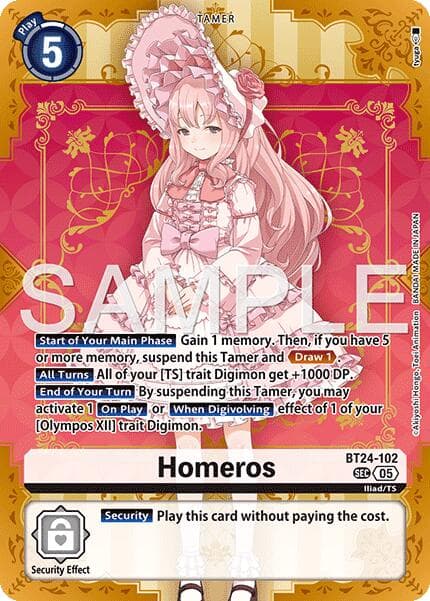 Homeros — Time Stranger card