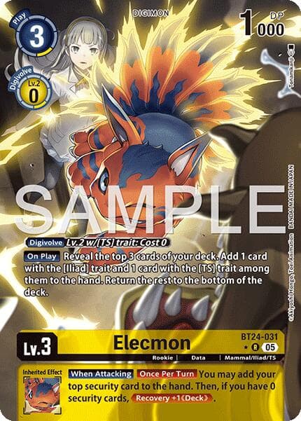 Elecmon (Alternate Art) — Time Stranger card