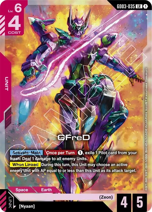 GFreD — Steel Requiem card
