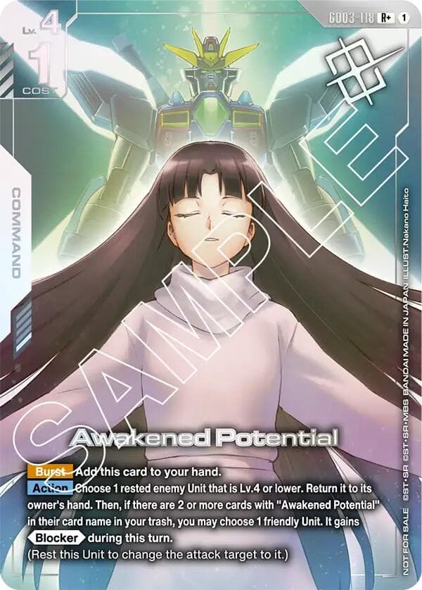 Awakened Potential (Store Tournament Winner Pack 03) — Gundam Promotional Cards card