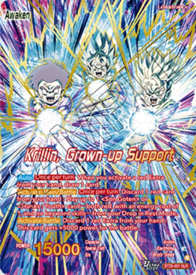 Krillin // Krillin, Grown-up Support (SLR) — Fearsome Rivals card
