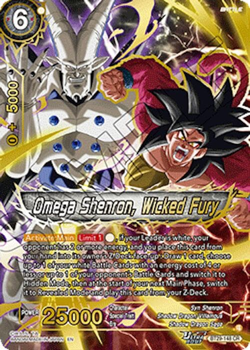 Omega Shenron, Wicked Fury — Fearsome Rivals card