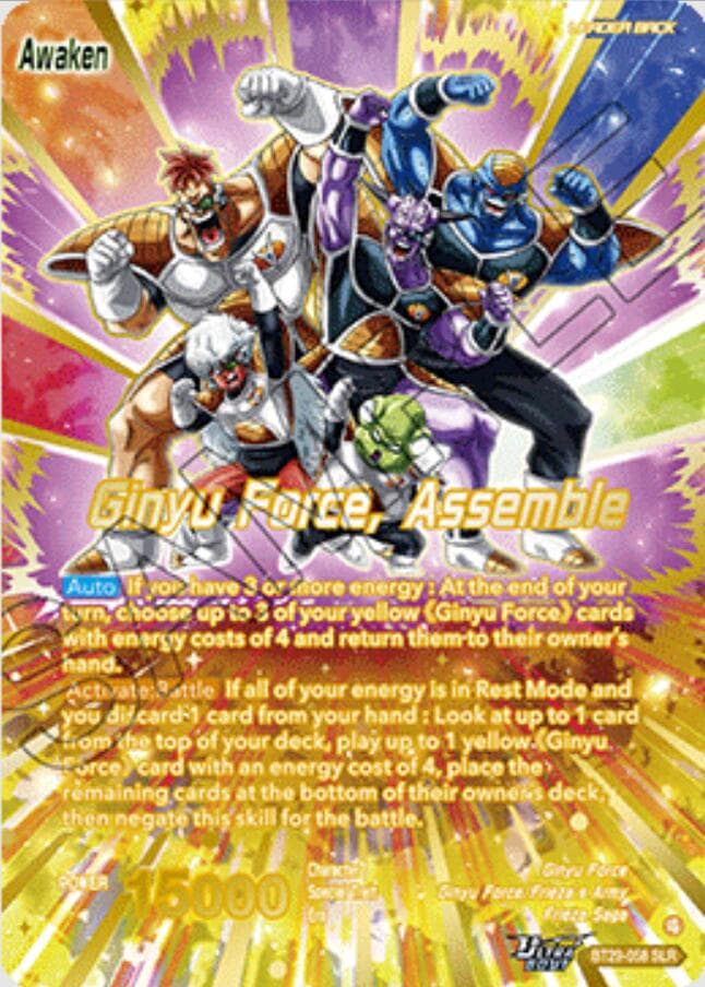 Ginyu // Ginyu Force, Assemble (SLR) — Fearsome Rivals card
