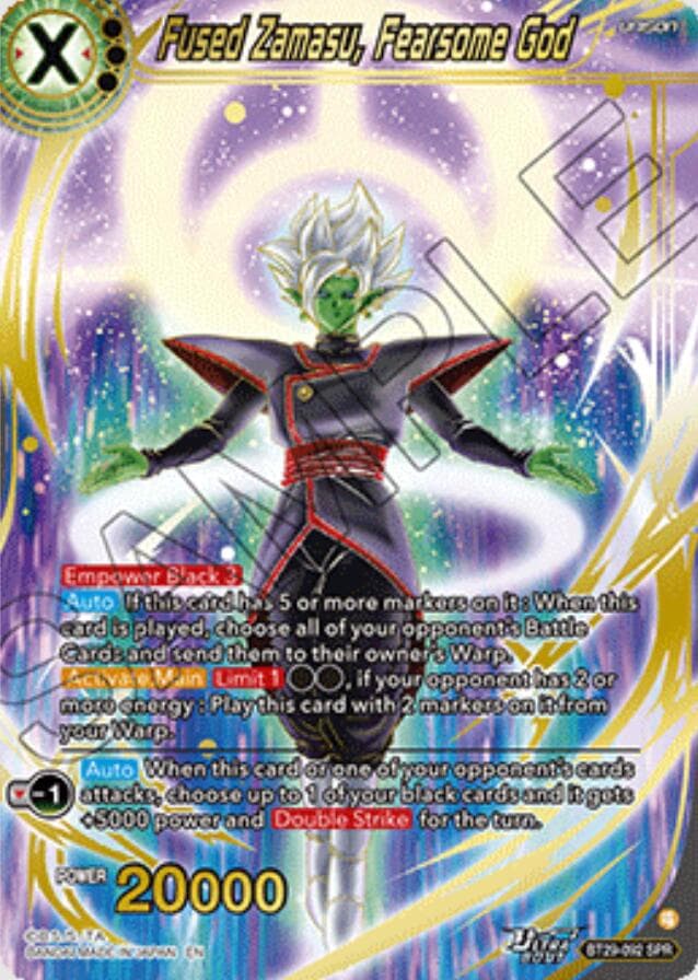 Fused Zamasu, Fearsome God (SPR) — Fearsome Rivals card