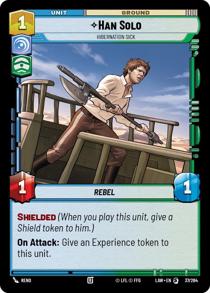 Han Solo - Hibernation Sick — A Lawless Time card