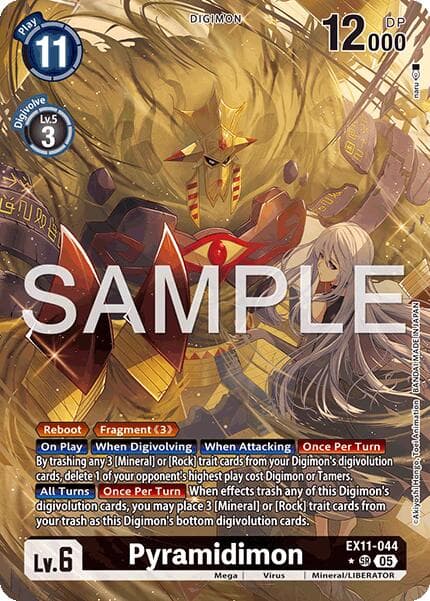 Pyramidimon (Alternate Art) — Dawn of Liberator card