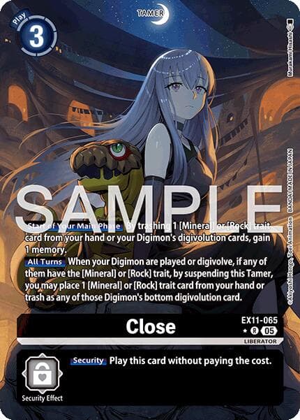 Close (Alternate Art) — Dawn of Liberator card