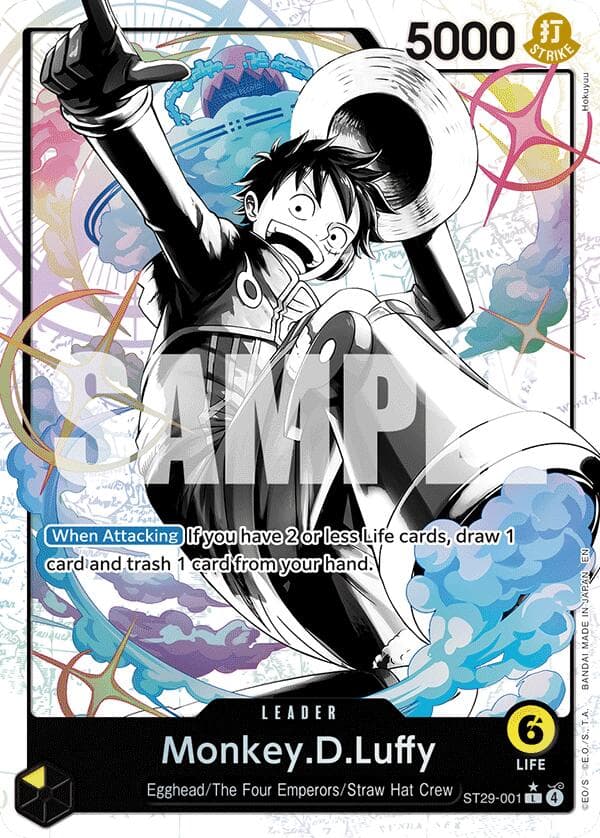 Monkey.D.Luffy (001) (Parallel) — Starter Deck 29: Egghead card