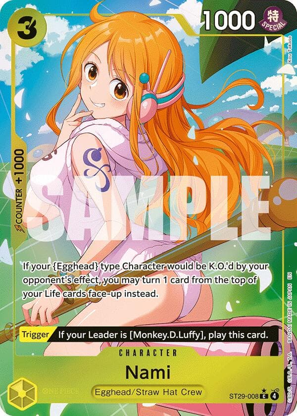Nami (Full Art) — Starter Deck 29: Egghead card