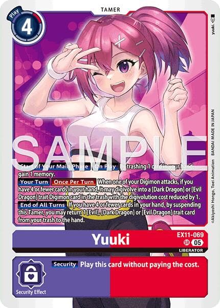 Yuuki — Dawn of Liberator card