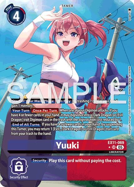 Yuuki (Alternate Art) — Dawn of Liberator card