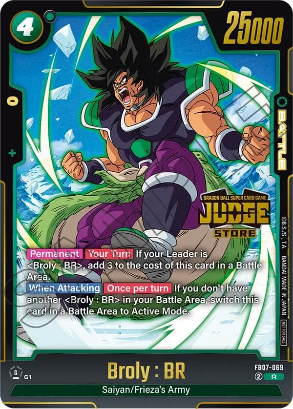 Broly : BR (Judge Pack (Store Judge) 05) — Tournament and Championship Promos card