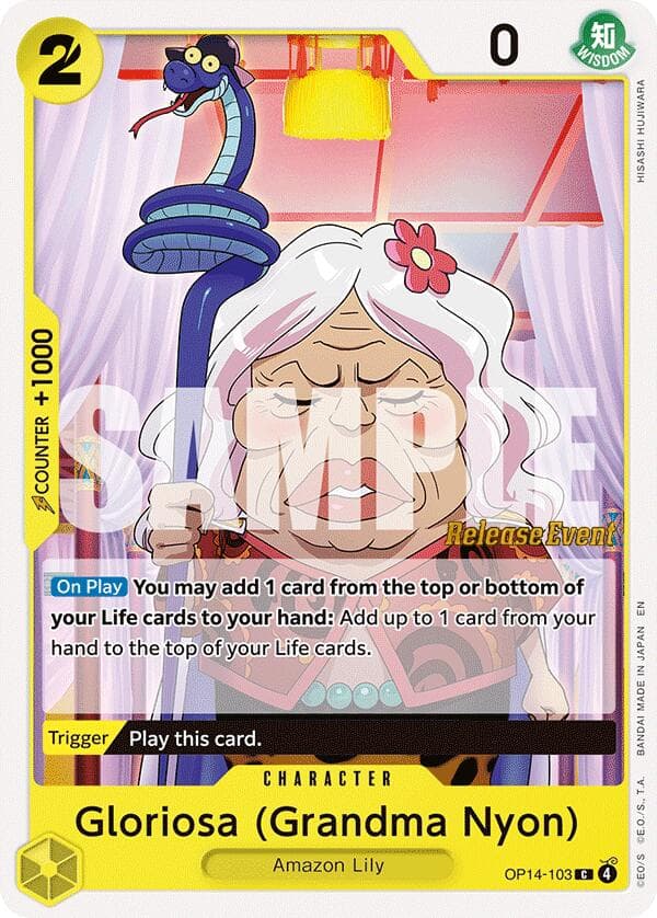 Gloriosa (Grandma Nyon) — The Azure Sea's Seven Release Event Cards card