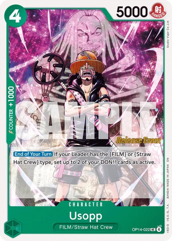 Usopp — The Azure Sea's Seven Release Event Cards card