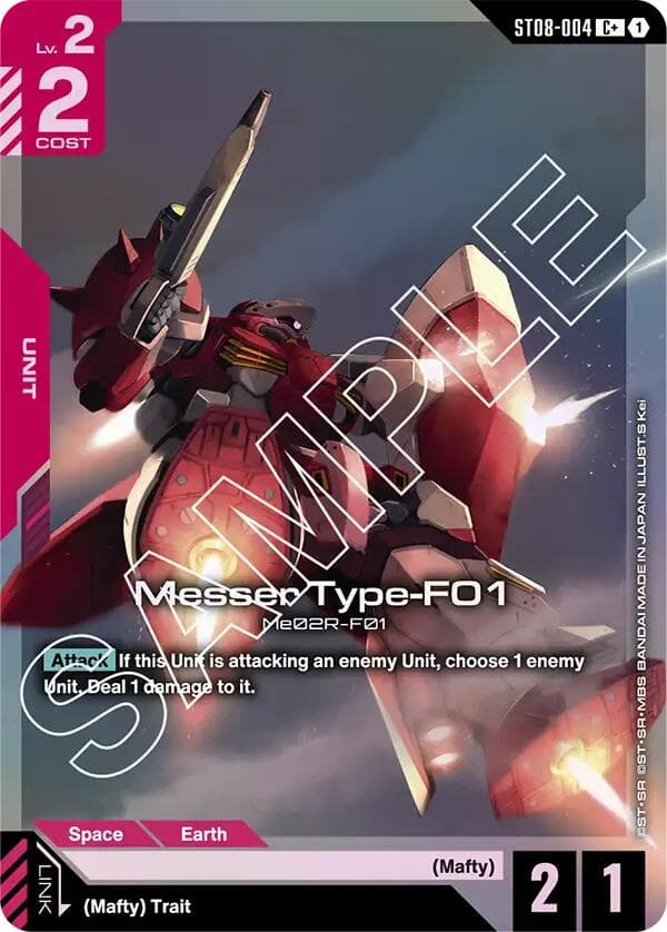 Messer Type-F01 (C+) — Starter Deck 08: Flash of Radiance card