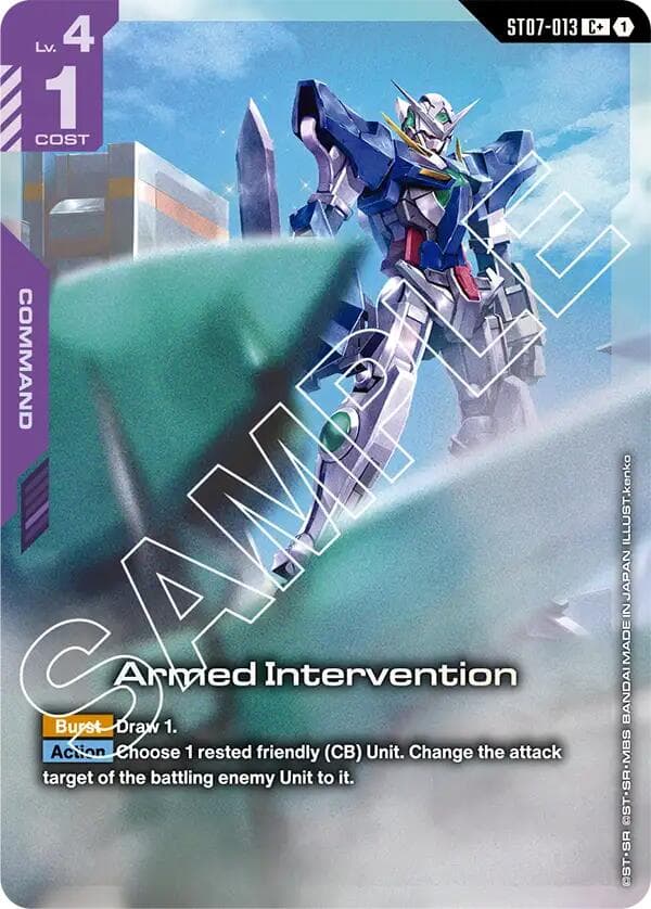Armed Intervention (C+) — Starter Deck 07: Celestial Drive card