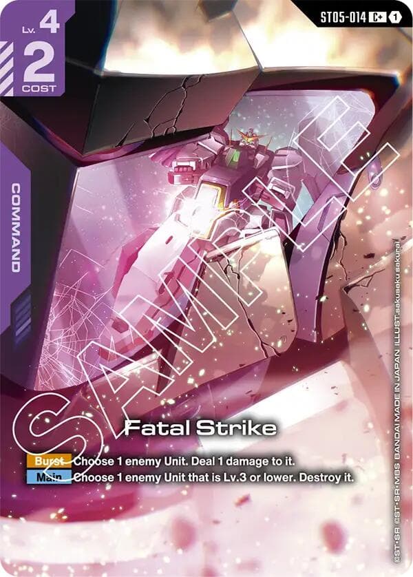Fatal Strike (C+) — Starter Deck 07: Celestial Drive card