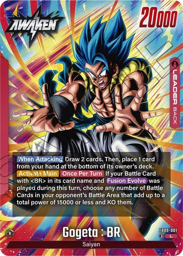 Gogeta : BR - FB09-001 — Dual Evolution card