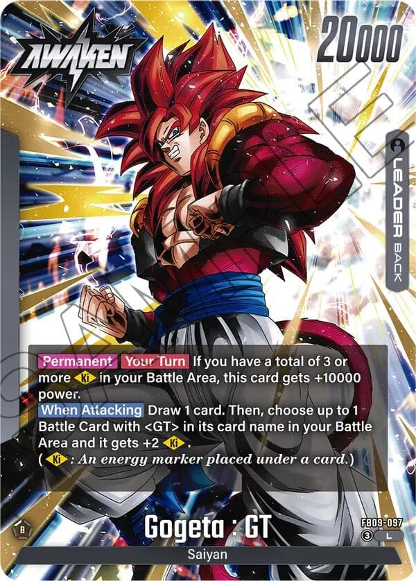 Gogeta : GT — Dual Evolution card
