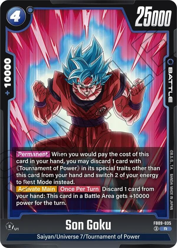 Son Goku - FB09-035 — Dual Evolution card