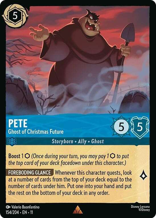 Pete - Ghost of Christmas Future — Winterspell card
