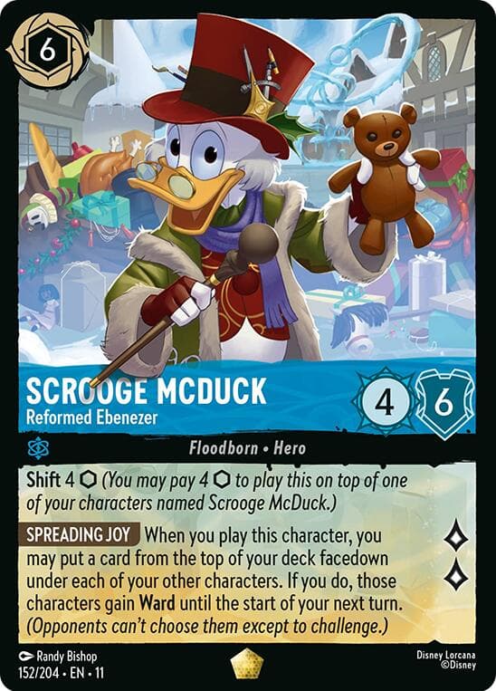 Scrooge McDuck - Reformed Ebenezer — Winterspell card