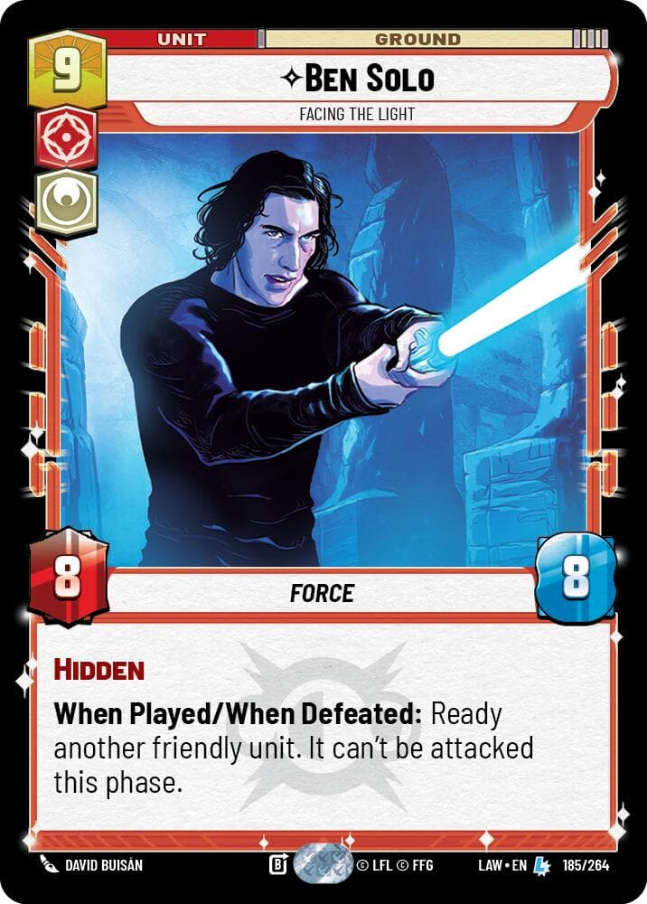 Ben Solo - Facing the Light — A Lawless Time card