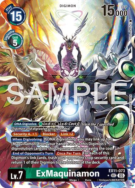 ExMaquinamon (Alternate Art) — Dawn of Liberator card