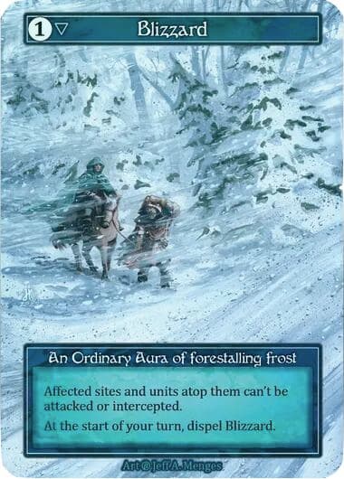 Blizzard (Foil) — Beta card