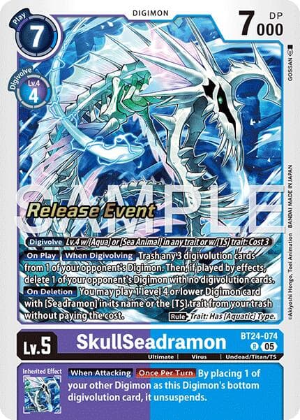 SkullSeadramon — Time Stranger Release Event Cards card