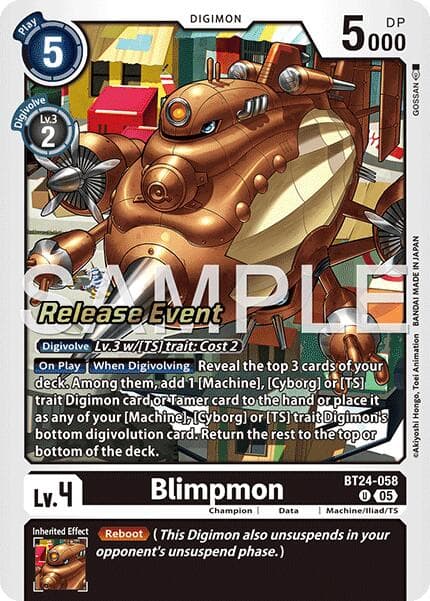Blimpmon — Time Stranger Release Event Cards card