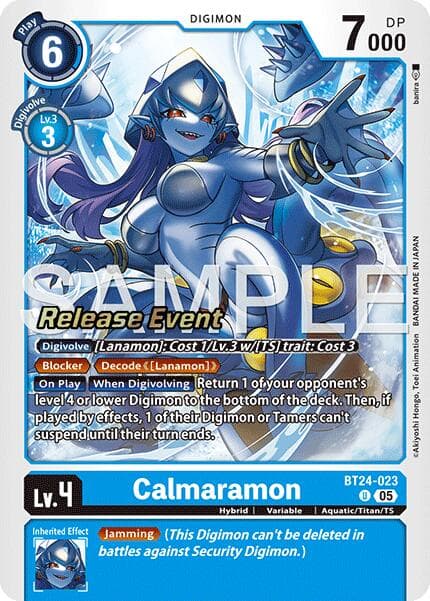 Calmaramon — Time Stranger Release Event Cards card