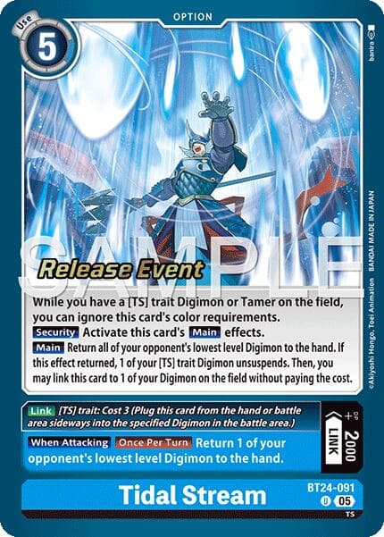 Tidal Stream — Time Stranger Release Event Cards card