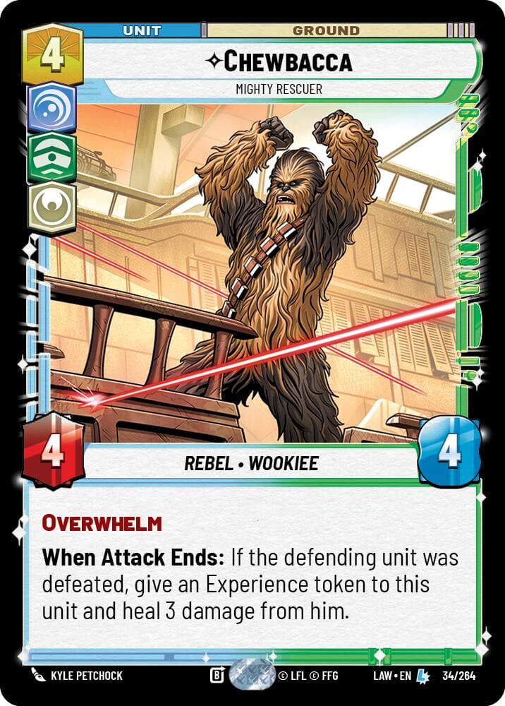 Chewbacca - Mighty Rescuer — A Lawless Time card