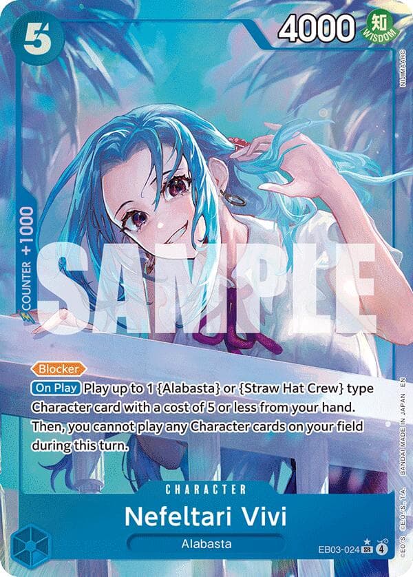 Nefeltari Vivi (024) (Alternate Art) — Extra Booster: One Piece Heroines Edition card